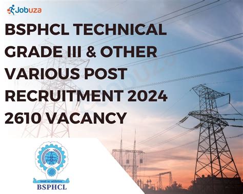 BSPHCL Technical Grade III Other Various Post Recruitment 2024 2610