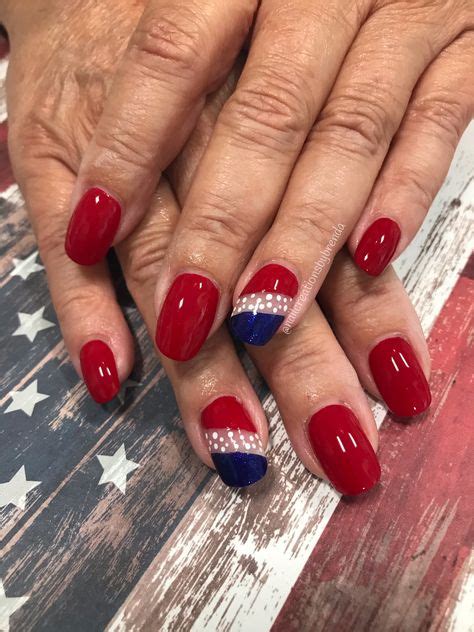 20 Red White And Blue Nails Ideas In 2021 Patriotic Nails 4th Of