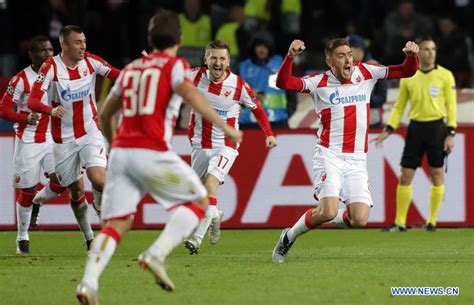 UEFA Champions League Group C Match Crvena Zvezda Beats Liverpool 2 0