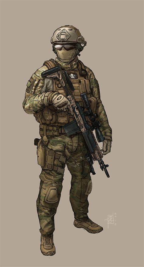 Modern Soldier Concept Art