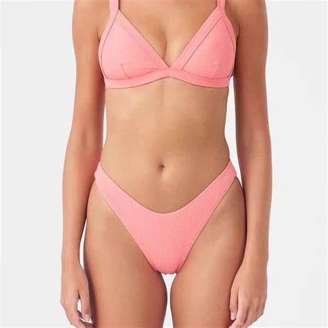 Zulu And Zephyr Signature Harness Ribbed Bikini In Depop