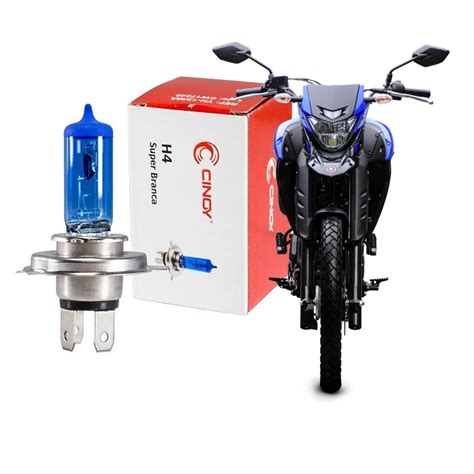 Lampada Farol Moto H4 Biodo 12v 35 35w Cg Titan 125 150 Escorrega o Preço