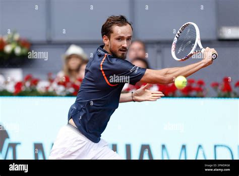 Daniil Medvedev Of Russia In Action Against Andrea Vavassori Of Italy