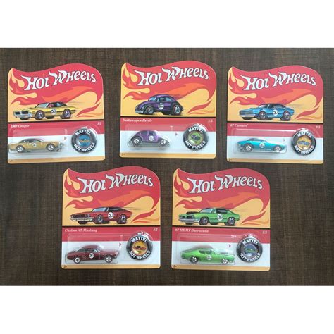 2018 HOT WHEELS MATTEL REDLINE 50TH ANNIVERSARY SET OF 5 CAR FTX83 965A Shopee Malaysia