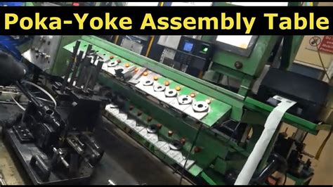 Poka Yoke Assembly Table Example In Manufacturing Youtube