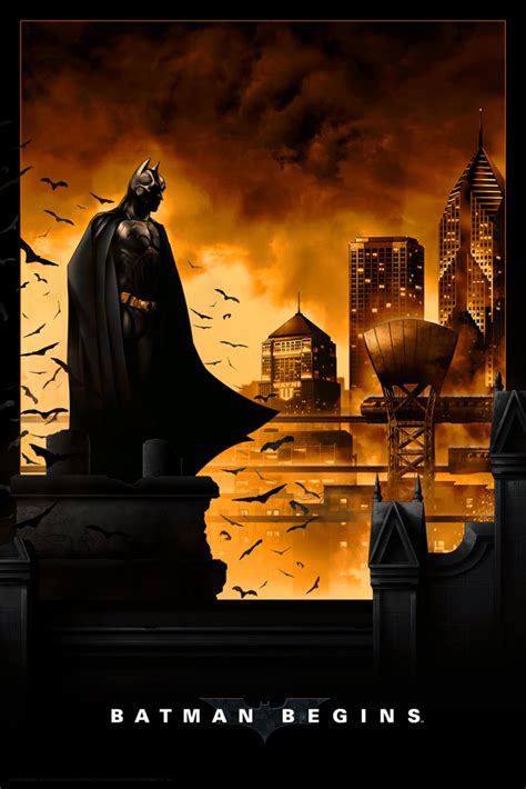 Batman Begins - Poster By Ben Terdik | Vice Press