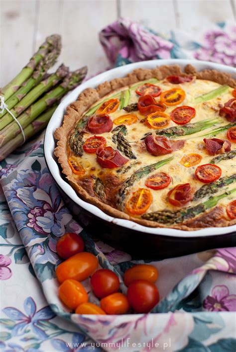 Quiche Ze Szparagami I Szynk Parme Sk Yummy Lifestyle