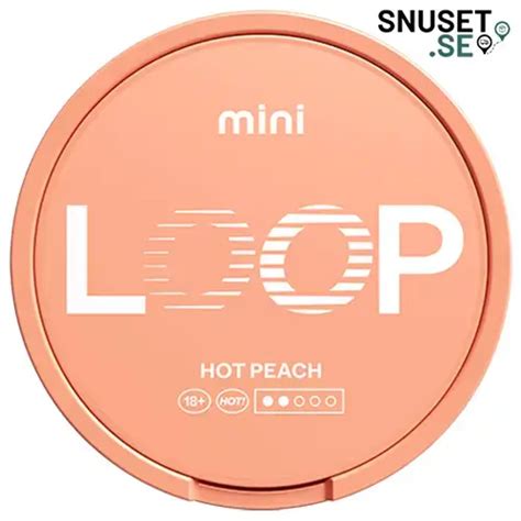 Köp Loop Hot Peach Mini vitt minisnus