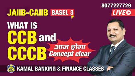 BASEL 3 What Is CCB And CCCB JAIIB CAIIB 521 By Kamal Sir 10 Aug At 9