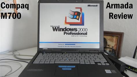 Compaq Armada M700 Review Windows 2000 Youtube