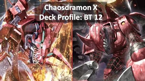 Chaosdramon (X Antibody) BT12-072 SR Digimon Card Game, 60% OFF