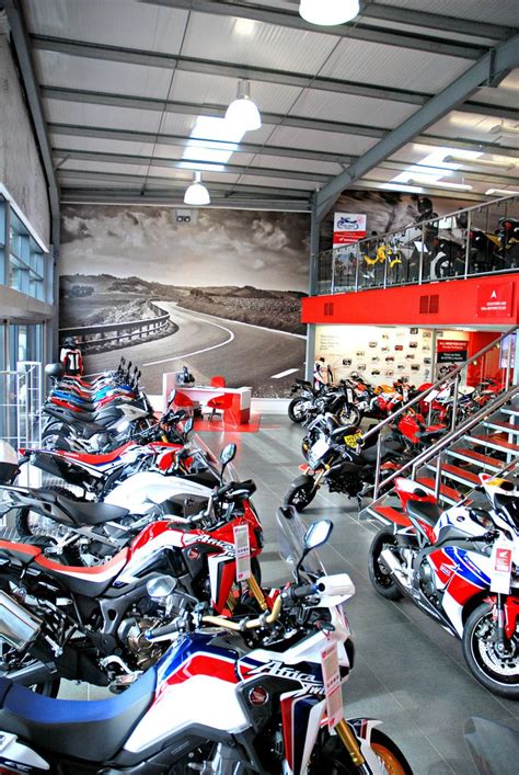 Honda Southampton | Motorcycle showroom design, Motorcycle shop, Motorcycle showroom