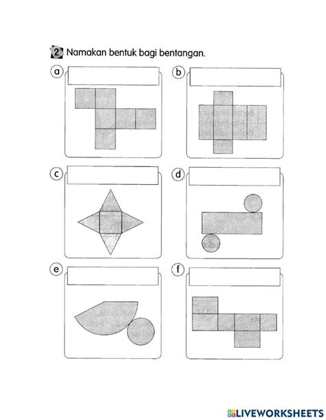 Bentangan Bentuk 3d Tahun 2 5226196 Syaziah Martah