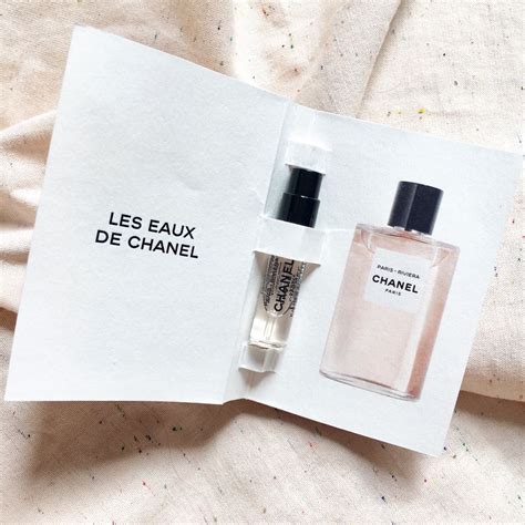 Vial Parfum Chanel Paris Riviera Les Eaux De Chanel Eau De Toilette