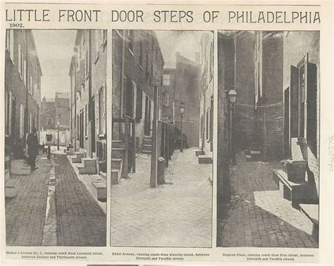 An Old Newspaper Article About The Front Steps Of Philadelphia With