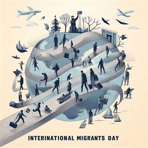 Desenho Para O Dia Internacional Dos Migrantes E O Dia Internacional