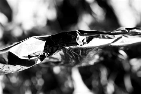 Aluminium Foil Macro Stock Image Image Of Crumpled