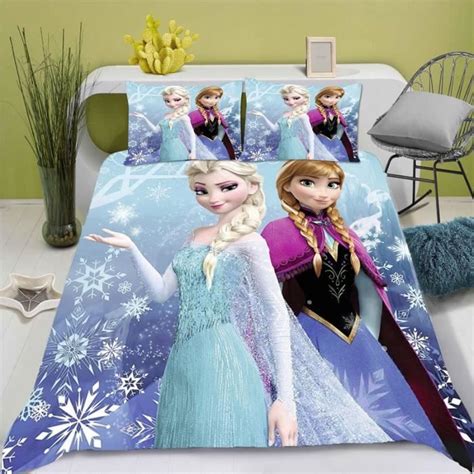 La Reine Des Neiges Parure De Lit Elsa Parure De Lit Pour Adolescents