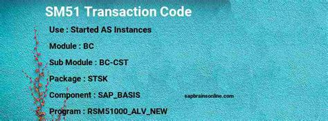 SM51 SAP tcode for - Server List