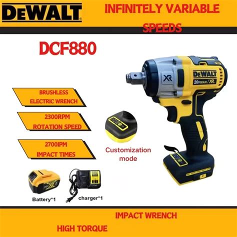 Dewalt Llave De Impacto Inal Mbrica DCF880 20V Original 2300RPM