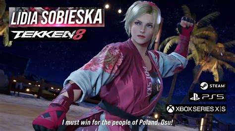 Tekken Lidia Sobieska Reveal Gameplay Trailer Ps Xbox Steam Dlc