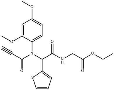 N 2 4 Dimethoxyphenyl N 1 Oxo 2 Propyn 1 Yl 2 2 Thienyl Glycyl