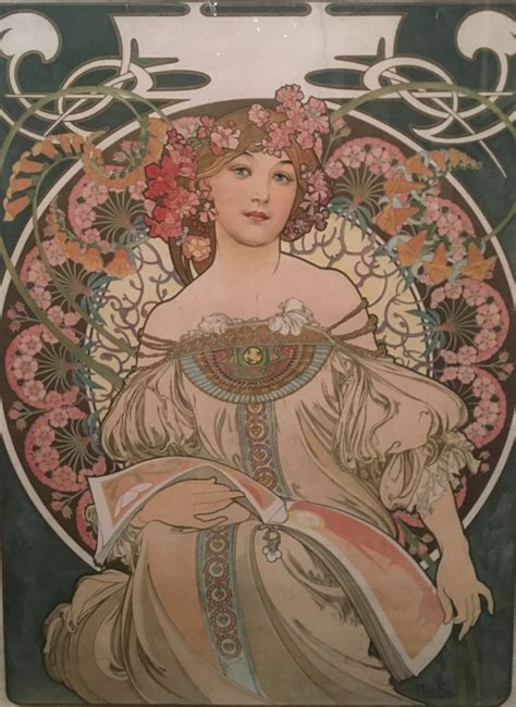 Alphonse Mucha Reverie Alphonse Mucha Alphonse Mucha Art Mucha Art