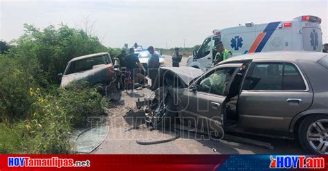 Hoy Tamaulipas Tamaulipas Le Truena Llanta En Pleno Viaducto Y Choca