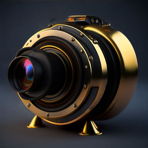 mechanical monster camera lens creature promptden