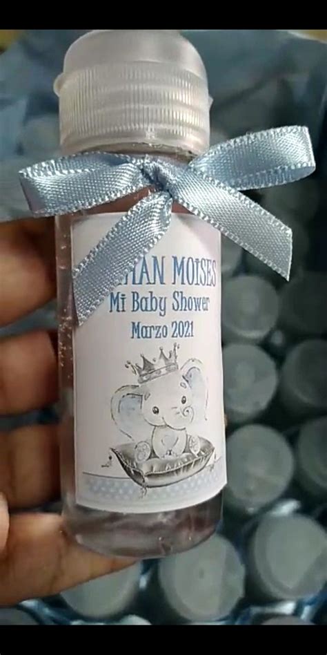 Botellitas De Alcohol Gel Para Baby Shower Botellas De Alcohol