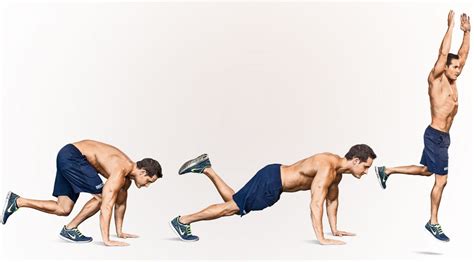 single leg burpees muscle fitness