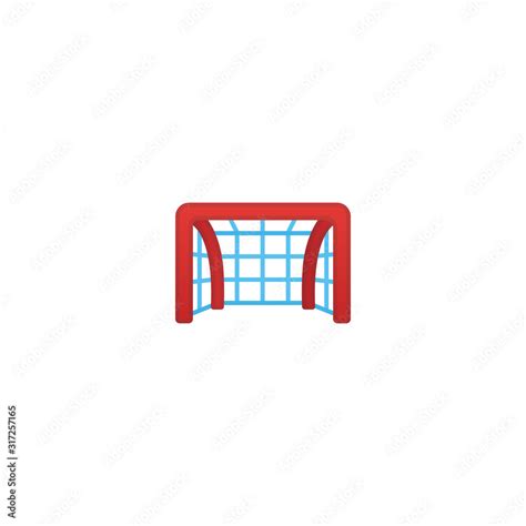 Goal Net Vector Icon. Isolated Football, Soccer, Hockey Sport Games ...