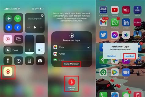 Cara Merekam Layar Dengan Suara Di IPhone