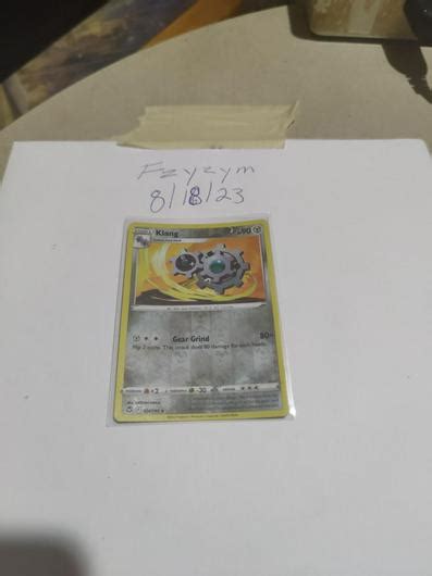 Klang Reverse Holo Ungraded Pokemon Silver Tempest