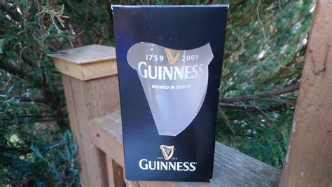 Guinness Beer Glass, Harp Logo, Boxed, Barware Glass, Drinking Glass ...