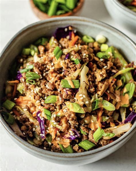 Crispy Pork And Shredded Cabbage Bowl Recipe The Feedfeed