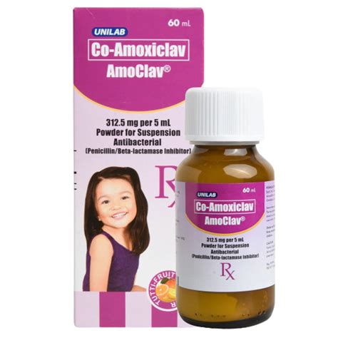 Amoclav Co Amoxiclav 312 5mg 5ml Powder For Oral Suspension 60ml Tutti Fruiti Price In The