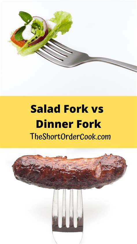 Salad Fork vs Dinner Fork - The Short Order Cook