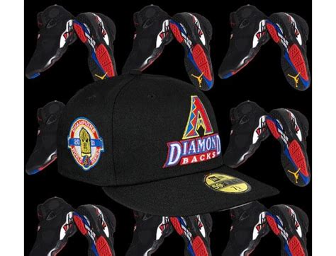 Arizona Diamondbacks Playoff 8's 2001 World Series 59Fifty Fitted Hat by MLB x New Era ...