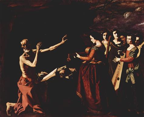 The temptation of St. Jerome, 1639 - Francisco de Zurbaran - WikiArt.org