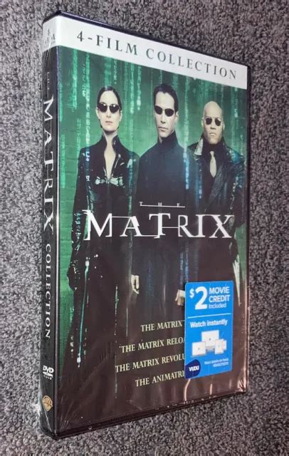 The Matrix Film Collection Dvd Reloaded Revolution Animatrix Keanu