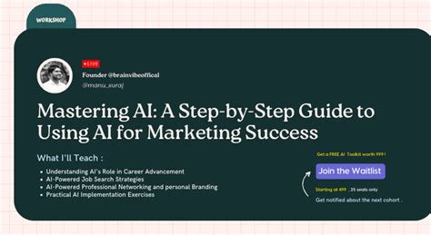 Mastering Ai A Step By Step Guide To Using Ai For Marketing Success