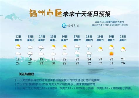 福州17日～18日有较明显降雨 部分乡镇有暴雨