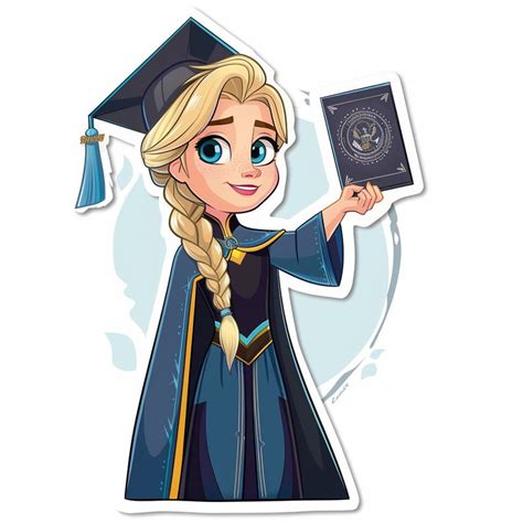 Elsa Graduation Png Graduation Png Elsa Png Happy Graduation Cap And