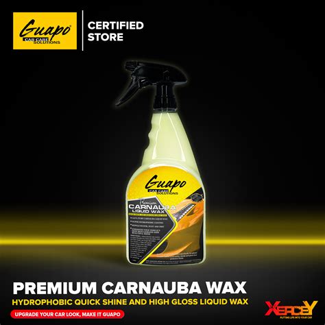 Guapo Car Care Premium Carnauba Liquid Wax 500ml With Pure Carnauba Wax