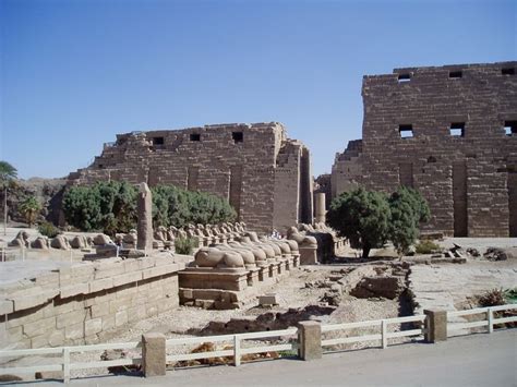 The Ruins Of An Ancient City In Egypt