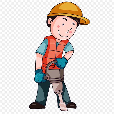 Construction Worker Tools Clipart Transparent PNG Hd, Construction Worker Holding Tools Clipart ...