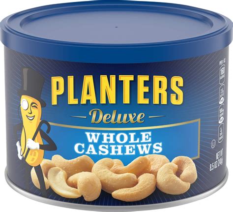 Amazon PLANTERS Deluxe Salted Whole Cashews Party Snacks Plant