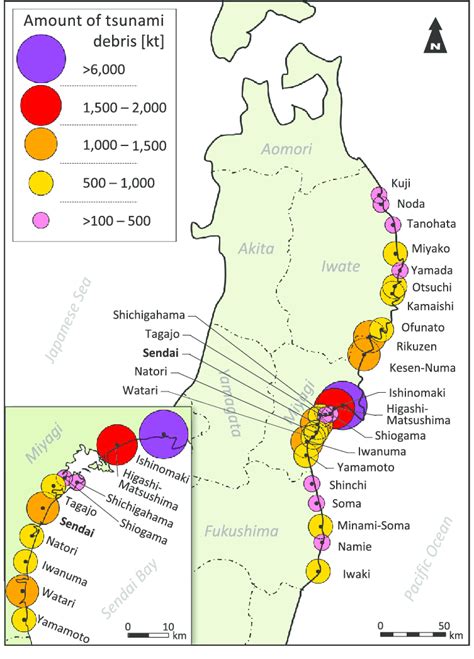 Jungle Maps: Map Of Japan Tsunami Damage