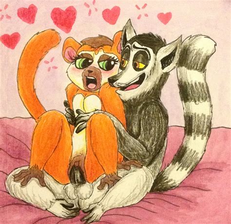 Rule 34 1boy 1boy1girl 1girls All Hail King Julien Bed Blush Clover Madagascar Dreamworks